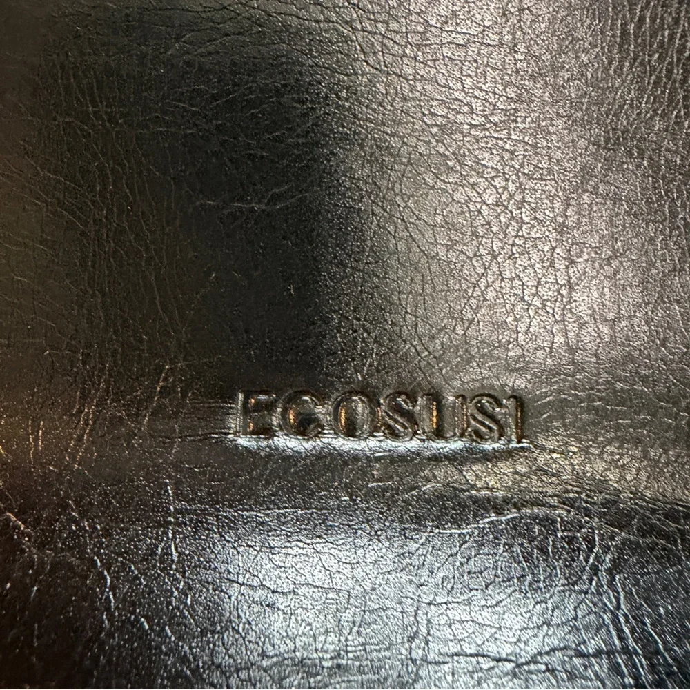 Ecosusi Women's Faux Leather Classic Big Briefcase Black